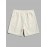 Geometric Retro Jacquard Textured Drawstring Shorts